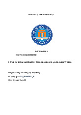 Hệ thống nghiên cứu về khả năng lãnh đạo tại công ty Deha | Bài thảo luận quản trị học