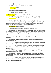 Trắc nghiệm ôn tập có đáp án Triết học Mác - Lênin | Trường Đại học Tài chính - Kế toán