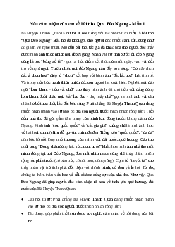 Văn mẫu lớp 8: Viết đoạn văn nêu cảm nhận của em về bài thơ Qua Đèo Ngang có sử dụng câu hỏi tu từ - Chân trời sáng tạo