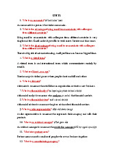 Tổng hợp câu hỏi ôn tập tiếng anh cơ bản 2 | Học viện tài chính