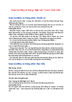 Soạn bài Mây và Sóng | Ngữ văn 7 sách Cánh diều