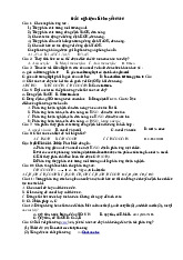 Trắc nghiệm lí thuyết este môn Hóa học   | Học viện Nông nghiệp Việt Nam