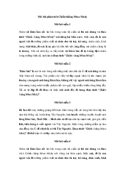 Tổng hợp mở bài Chiến thắng Mtao Mxây | Văn mẫu lớp 10 Chân trời sáng tạo