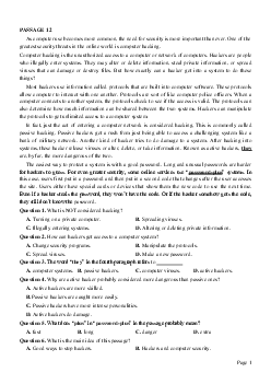 PASSAGE 12_Theme 3. Science and Technology (Khoa học và Công nghệ)