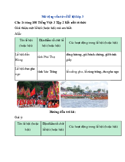 Giải SGK Tiếng Việt 3 trang 108, 109 Bài 24: Cùng Bác qua suối - Luyện tập | Kết nối tri thức