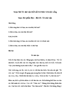 Soạn bài Tớ nhớ cậu (trang 82) | Tiếng việt 2 sách Kết nối Tri Thức