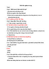 Triết trắc nghiệm ôn tập có đáp án | Đại học Nội Vụ Hà Nội