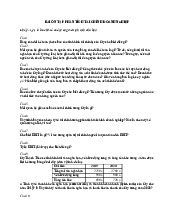 Bài tập ôn tập  môn Kế toán tài chính    | Học viện Nông nghiệp Việt Nam