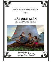 Nghiên Cứu Về Văn Hóa Cồng Chiêng Tây Nguyên | Môn Cơ sở văn hóa Việt Nam - Đại học Sư Phạm Hà Nội