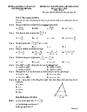 Đề giữa học kì 2 Toán 8 năm 2024 – 2025 phòng GD&ĐT Xuân Trường – Nam Định có đáp án