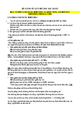 Đề Cương Ôn Tập Bài 1 & 2 Môn Triết học Mác Lênin | Trường Cao đẳng Kỹ nghệ II