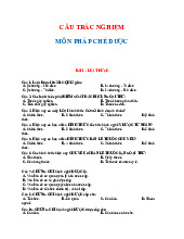 Trắc nghiệm môn pháp chế dược–Trường Đại học Nguyễn Tất Thành