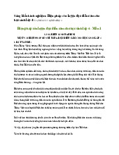 Sáng kiến kinh nghiệm: Biện pháp rèn luyện đọc diễn cảm cho học sinh lớp 4 - Tiếng việt 4