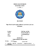 How to handle negative publicity in your business and someillustrations | Bài thảo luận tiếng anh thương mại