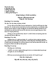 Tiếng việt lớp 2: Bài tập đọc hiểu và luyện tập môn Tiếng Việt thực hành | Trường Đại học Kinh Doanh và Công Nghệ Hà Nội