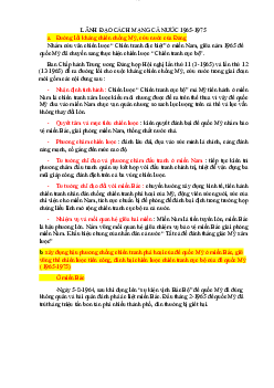 Lãnh đạo Cách mạng cả nước  1965-1975