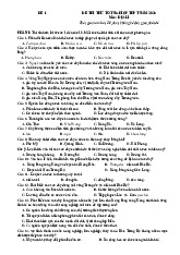 Bộ đề thi thử tốt nghiệp THPT 2025 môn Địa lí bám sát đề minh họa - Số 3 (có đáp án)