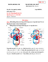 tài liệu về môn sức khỏe và con người