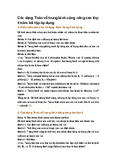 Các dạng Toán về trung bình cộng nâng cao lớp 4 kèm bài tập áp dụng