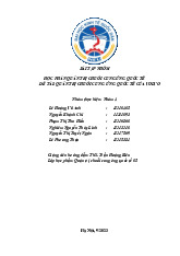 Quản Trị Chuỗi Cung Ứng Quốc Tế Của Volvo | Môn Quản trị chuỗi cung ứng quốc tế - Đại học Kinh Tế Quốc Dân