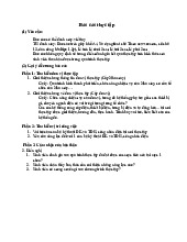 Đề cương báo cáo thực tập - SFKJGZS. Môn Cơ học (ô tô) | Đại học Trường Đại học Phenika.
