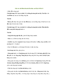 Địa lí 8 Bài 8: Đặc điểm thủy sản - Chân trời sáng tạo