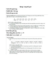 Bài tập ôn tập môn Xác suất thống kê  | Học viện Nông nghiệp Việt Nam