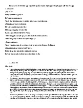 Tên chuyên đề: Thết kế quy hoạch xử lý chất thải đô thị Huyện Thủy Nguyên (TP Hải Phòng) môn Quản lý môi trường  | Học viện Nông nghiệp Việt Nam