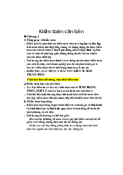 Lý thuyết Kiểm toán căn bản | Học viện Ngân Hàng