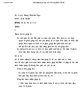 Nhiệm vụ Pháp Lý Trong Xử lý Lý Tình Huống môn Pháp luật đại cương| Trường Đại học Ngoại Thương