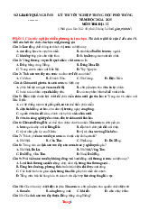 Đề Thi Thử Tốt Nghiệp 2025 Địa Lí Sở GD Quảng Bình Giải Chi Tiết