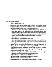 Nhận định đúng sai ôn tập luật hiến pháp | môn luật hiến pháp Việt Nam | trường Đại học Huế