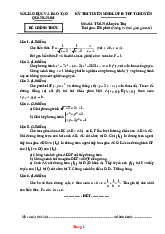 Đề Tuyển Sinh 10 Chuyên Môn Toán Chuyên Tin Sở GD Quảng Nam 2025-2026 Có Đáp Án