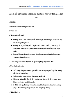 Kể lại Chuyện người con gái Nam Xương theo cách của em | Văn mẫu lớp 9