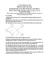 Đề thi Cấu trúc dữ liệu và giải thuật kỳ 1 năm học 2021-2022 | Trường Đại học Công nghệ, Đại học Quốc gia Hà Nội