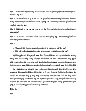 Câu hỏi quản trị học căn bản | Trường đại học kinh tế - luật đại học quốc gia thành phố Hồ Chí Minh