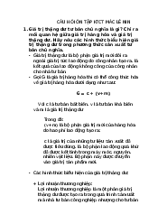 Câu hỏi ôn tập Kinh tế chính trị | Trường Đại học CNTT Thành Phố Hồ Chí Minh