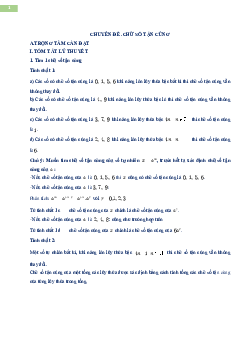 Chuyên đề chữ số tận cùng