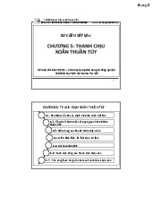 Chương 5: Thanh Chịu Xoắn Thuần Túy | Môn Sức bền vật liệu - Đại học Xây Dựng Hà Nội