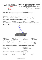 Đề giữa học kì 1 Toán 10 năm 2024 – 2025 trường THPT Nguyễn Trãi – Thái Bình