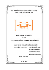 Báo cáo: Hệ thống quản lý bán linh kiện máy tính môn Kỹ thuật xây dựng và trình bày báo cáo | Đại học Công nghệ Giao thông vận tải