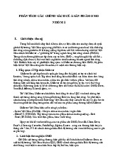 Phân tích các chính sách của sản phẩm Omo môn Chiến lược Marketing | Trường Quốc tế - Đại học Quốc gia Hà Nội