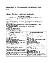 (2 mẫu) Giáo án Tiết đọc thư viện lớp 2 Cả năm 2024-2025