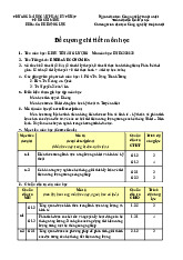 Đề cương chi tiết | Môn Kinh tế năng lượng - Đại học Sư phạm Kỹ thuật Thành phố Hồ Chí Minh