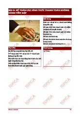 Bài 3: Thanh Toán Không Dùng Tiền Mặt | Tài liệu Kinh Tế Chính Trị