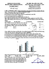 Đề giữa học kì 2 Toán 7 năm 2024 – 2025 trường THCS Chương Dương – Hà Nội có đáp án