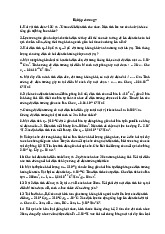 Bài tập Chương 7: Trường tĩnh điện môn Vật lý đại cương | Học viện Báo chí và Tuyên truyền