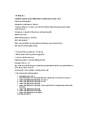 Lý thuyết Chương 1,2,3 - Tư tưởng Hồ Chí Minh | Trường Đại học Mở Thành phố Hồ Chí Minh