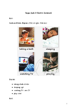 Tiếng Anh lớp 3 Unit 4: Lesson 6 trang 69 Explore Our World