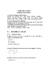 Applied Linear Algebra exercises for chap 2 | Trường Đại học Quốc tế, Đại học Quốc gia Thành phố Hồ Chí Minh